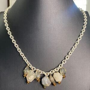 REL healing crystal necklace adjustable